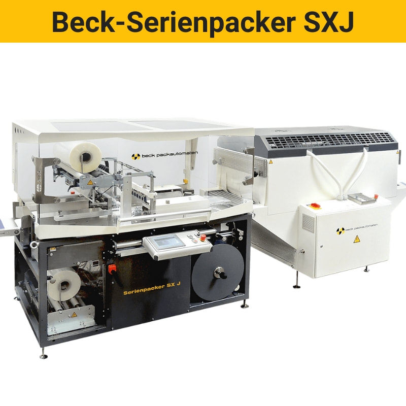 Zgrzewarka ​​beck-Serienpacker SXJ svs do pakowania kopert i paczek do wysyłki kurierskiej